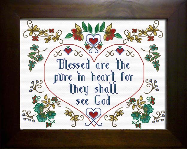 Blessed . Matthew 5:8